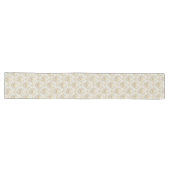 Chemin De Table Long Aquarelle classique Damask Table Runner Tones ivoi (Horizontal)