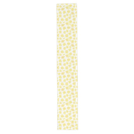 Chemin De Table Long Aquarelle Daffodique Ditzy Floral Long (Devant)