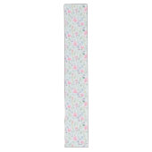 Chemin De Table Long Aquarelle d'été de printemps Abstraite (Devant)