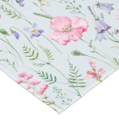 Chemin De Table Long Aquarelle d'été de printemps Abstraite (Coin)