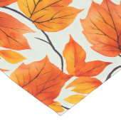 Chemin De Table Long Aquarelle Feuilles Automnes - Foliage Automne Vibr (Coin)