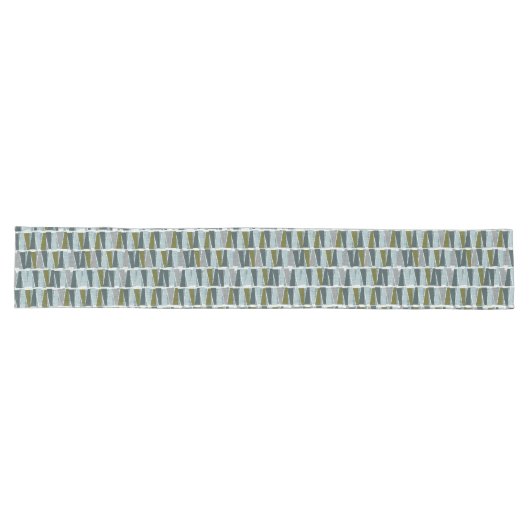 Chemin De Table Long Arbres Abstraits (Horizontal)