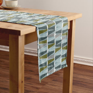 Chemin De Table Long Arbres Abstraits
