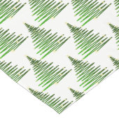 Chemin De Table Long Arbres de Coureur-Noël de Tableau de vacances (Coin)