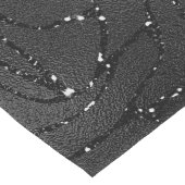 Chemin De Table Long Arrière - plan de monocristolite noir (Coin)