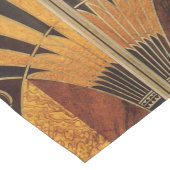 Chemin De Table Long art Nouveau, art déco, cru, couleurs en bois (Coin)