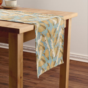 Chemin De Table Long Art Nouveau Sea Creatures #99