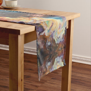 Chemin De Table Long Artiste de nébuleuse de galaxie de Barbara