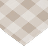 Chemin De Table Long Automne automne Brown Taupe Plaid Motif (Coin)
