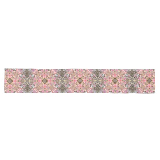 Chemin De Table Long Automne Feuilles Méditerranée Mandala Art Table Ru (Horizontal)