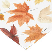 Chemin De Table Long Automne Feuilles Terracotta Brown Boho Motif (Coin)