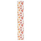 Chemin De Table Long Automne Feuilles Terracotta Brown Boho Motif (Devant)