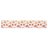 Chemin De Table Long Automne Feuilles Terracotta Brown Boho Motif (Horizontal)