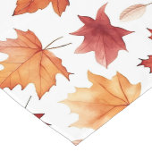Chemin De Table Long Automne Feuilles Terracotta Brown Boho Motif (Coin)