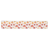 Chemin De Table Long Automne Feuilles Terracotta Brown Boho Motif (Horizontal)