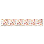 Chemin De Table Long Automne Feuilles Terracotta Brown Boho Motif (Horizontal)
