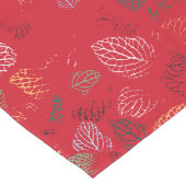 Chemin De Table Long Automne, Motif Feuille (Coin)