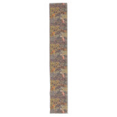 Chemin De Table Long AUTUMN FOREST ANIMALS Haricots, faisan, Brown Flor (Devant)