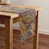 Chemin De Table Long AUTUMN FOREST ANIMALS Haricots, faisan, Brown Flor (In Situ)
