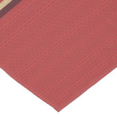 Chemin De Table Long Bande des nuances Brown (Coin)