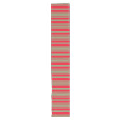 Chemin De Table Long Bandes rouge et or (Devant)