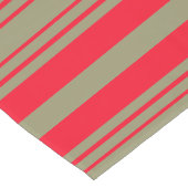 Chemin De Table Long Bandes rouge et or (Coin)