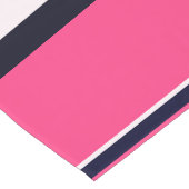 Chemin De Table Long Bandes Uniformes roses (Coin)