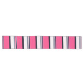 Chemin De Table Long Bandes Uniformes roses (Horizontal)