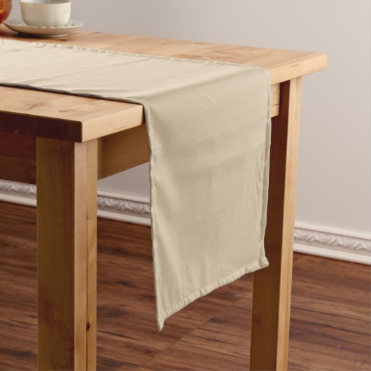 Chemin De Table Long Beige Champagne (In Situ)