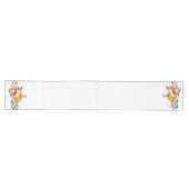 Chemin De Table Long Belle aquarelle Thanksgiving Design Citrouille (Horizontal)