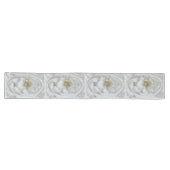 Chemin De Table Long Blanc ivoire (Horizontal)