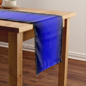 Chemin De Table Long Bleu Électrique Uni (In Situ)