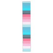 Chemin De Table Long Bleu et rose Tons (Devant)