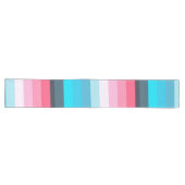 Chemin De Table Long Bleu et rose Tons (Horizontal)