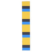 Chemin De Table Long Bleu jaune (Devant)
