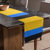 Chemin De Table Long Bleu jaune
