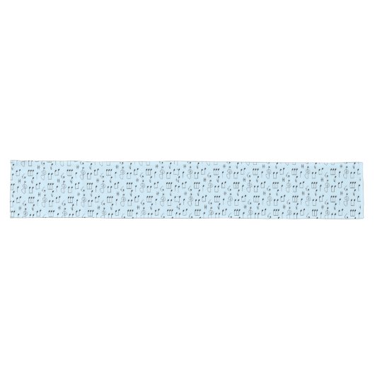 Chemin De Table Long Bleu juste noté (Horizontal)