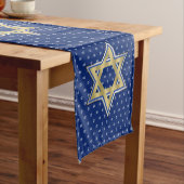 Chemin De Table Long Bleu marine dans le sens de la longueur d'étoile (In Situ)