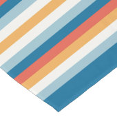 Chemin De Table Long Bleu Uniforme (Coin)