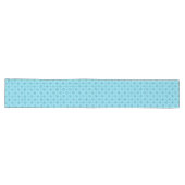 Chemin De Table Long Blue Snowflakes-COTTON TABLE RUNNER 16x108po (Horizontal)