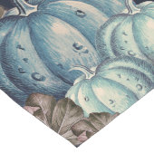 Chemin De Table Long BOHO Blue Citrouille Aquarelle Décor Automne Marin (Coin)