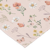 Chemin De Table Long Boho Fleur Sauvage  (Coin)