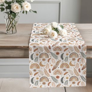 Chemin De Table Long Boho Rainbow Table Runor Whimsical Bohemian Décor