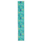 Chemin De Table Long Boho Trees Gold Deers Moderne (Devant)