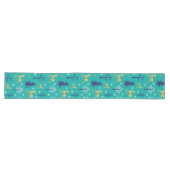 Chemin De Table Long Boho Trees Gold Deers Moderne (Horizontal)
