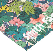 Chemin De Table Long Boho Tropical (Coin)