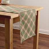 Chemin De Table Long Bois Noël Diagonal Plaid (In Situ)