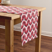 Chemin De Table Long Bold Retro Modern Motif in Pinks (In Situ)