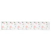 Chemin De Table Long Bonjour belle aquarelle florale (Horizontal)