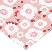 Chemin De Table Long Botaniques neutres - Poppies roses (Coin)